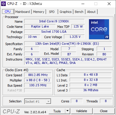 8.8GHz！i9-13900K创造历史 打破AMD推土机8年记录