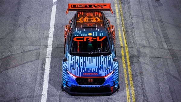 红头发动机超800马力！本田CR-V Hybrid Racer官图：真赛道级SUV来了