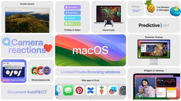 苹果macOS Sonoma系统已推送：游戏能力不输Wintel联盟