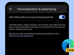 Edge浏览器默认开启新功能，微软计划利用访问历史进行广告个性化