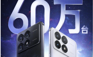 Redmi K70系列手机五分钟销售狂飙，突破60万台