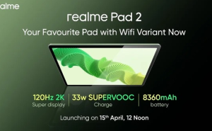 realme Pad 2 WiFi版4月15日印度开售 配置不变更实惠