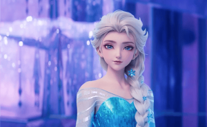 《王者荣耀》携手《冰雪奇缘》：甄姬化身艾莎女王，峡谷冰雪奇缘再现！