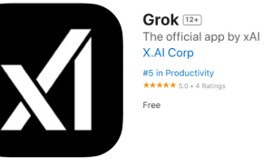马斯克xAI公司Grok应用独立上线，苹果商店免费试用中