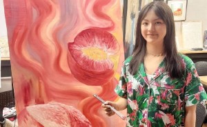 王诗龄画作引热议，13岁星二代画室奢华超常人想象！