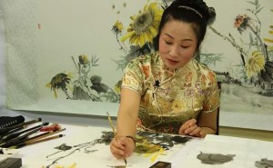 宁夏女画家王丽荣：向日葵下的国画大师之路