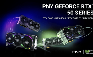 PNY RTX 50系列显卡亮相：小机箱福音，最高仅151mm