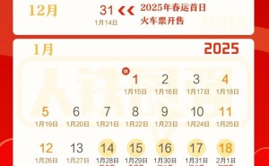 2025春运明日启幕，除夕票同步开抢，铁路12306新功能助力回家路