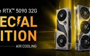 微星RTX 5090 32GB特别版显卡亮相：暴风7风扇+水冷系统来袭