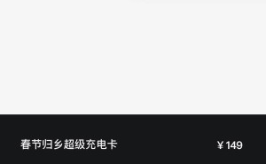 特斯拉春节充电卡来袭！149元享100度电，归乡路上无忧行