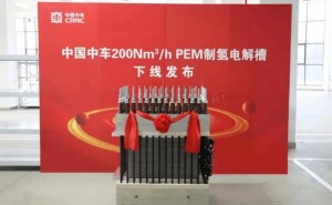 中国中车自主研发兆瓦级PEM制氢电解槽，氢能产业再添利器！