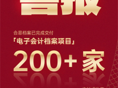 会计档案数智化转型加速，合思档案助力200余企成功交付！