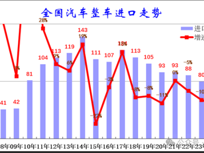 2024年中国汽车进口量创新低，豪车成进口市场唯一支柱？
