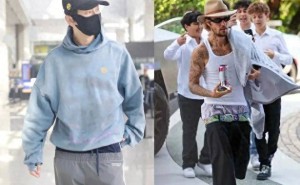 黄晓明机场新造型引热议：卫衣配“半提裤”，中年也能这么潮？