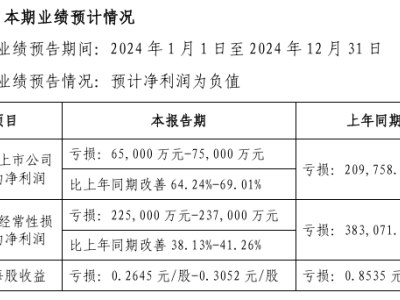 天马微电子2024年预亏6.5-7.5亿，同比竟增六至七成，为何？