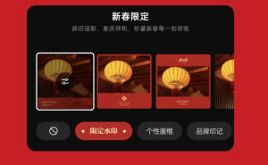真我手机蛇年水印上线，个性祝福随机享，新春拍照更有味！