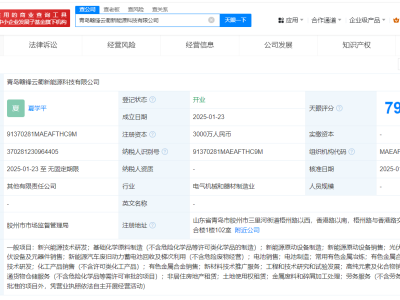 贛鋒鋰業(yè)聯(lián)手青島云衢，新能源科技公司青島贛鋒云衢正式成立！