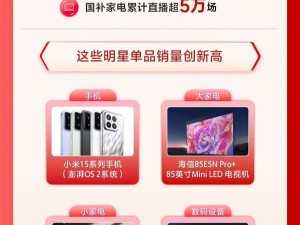 抖音年货节国补助力，小米15等数码产品销量飙升创新高