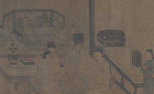 《重屏会棋图》：五代南唐宫廷秘画，几代学者揭秘身份，竟非真迹？