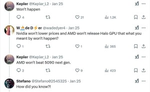 AMD首代UDNA显卡性能对比：能否超越英伟达RTX 5090成疑问