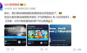 Epic游戏商城移动端送福利：欧盟iOS用户可免费领《气球塔防6》等游戏