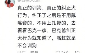 网红潘虹给狗洗澡致其死亡，训练方式残暴引发众怒！