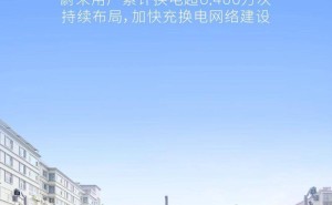 蔚来换电站突破3100座，加速布局县县通，日均换电8.7万次