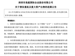 皇庭国际债务重组进展：与丰翰益港持续磋商，合作前景待明朗