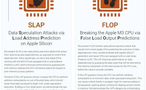 苹果M系列处理器曝安全漏洞，SLAP和FLOP威胁用户数据安全