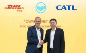 宁德时代携手DHL，共筑绿色物流，储能换电一体化方案助力零排放