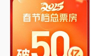 2025年春节档电影盛宴，票房突破50亿，《哪吒2》领跑票房榜！