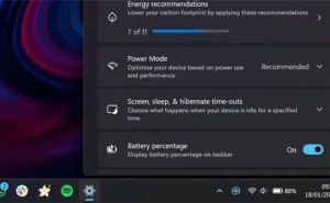 Win11终于跟上！电量百分比显示功能隐藏上线，你会用吗？
