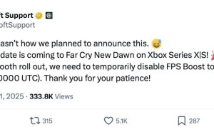 《孤岛惊魂：新曙光》Xbox与PS5平台将迎60帧升级，游戏体验再升级！