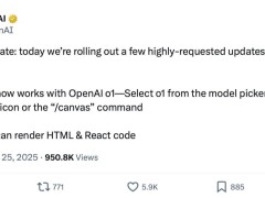 ChatGPT Canvas大升級：o1模型上線，HTML與React代碼渲染功能來襲