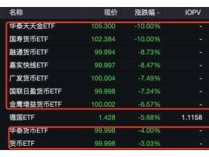 货币ETF大跌跌停，疯狂炒作终需买单