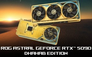 华硕推出中东风情ROG RTX 5090 Dhahab Edition显卡，售价或创新高