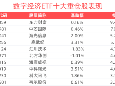 数字经济ETF盘中领跑，国产AI与自主可控成投资新宠？
