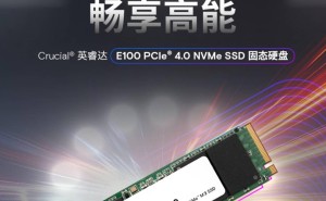 英睿达E100固态硬盘新上架：入门级首选，480GB仅售599元