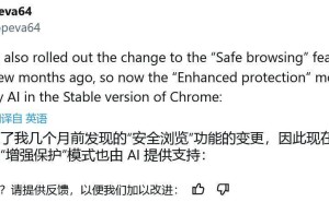Chrome浏览器全新AI防护上线，实时守护你的网络安全