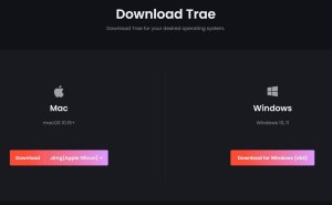 字节跳动AI编程工具Trae，Windows系统用户也能用了！