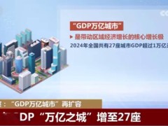 2024年中国“GDP万亿俱乐部”扩容，27座城市闪耀经济新高度！