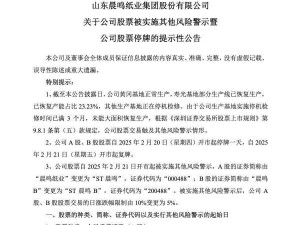 晨鸣纸业“戴帽”ST，造纸巨头深陷困境未来何处寻出路？