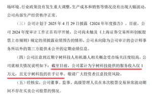 人形机器人热炒下，凌云光：与宇树科技合作收入仅万元，股价为何狂飙？