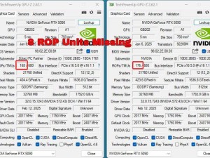 索泰RTX 5090 Solid显卡ROP单元缩水，性能受影响，原因待解