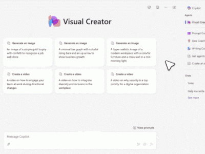 微軟Copilot新增Visual Creator，AI助力企業(yè)秒制視頻