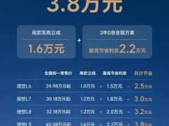 理想L系列购车大促！立省最高3.8万，5月还将迎“智驾焕新版”