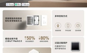 小米智能墙壁插座来袭，Mesh 2.0升级，众筹仅需59元！