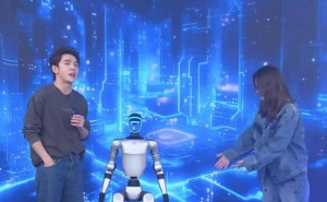 宇树科技Go2机器狗与G1机器人走进李佳琦直播间，展现多样技能！