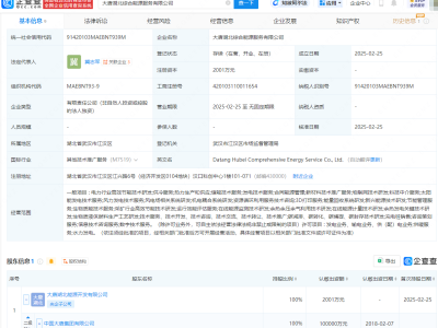 大唐集团在湖北成立综合能源服务公司