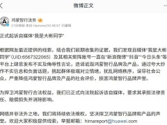 鸿蒙智行起诉自媒体“我是大彬同学”，指控其发布不实及侮辱性言论